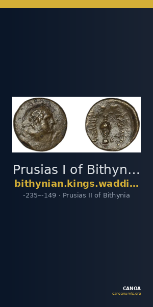 Prusias I of Bithynia Bithynia Waddington 1908 19 — CANOA