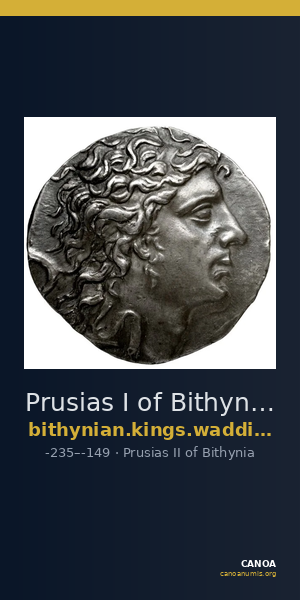 Prusias I of Bithynia Bithynia Waddington 1908 20 — CANOA
