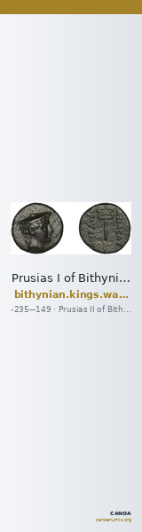 Prusias I of Bithynia Bithynia Waddington 1908 22-3 — CANOA