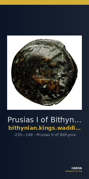 Prusias I of Bithynia Bithynia Waddington 1908 24 — CANOA