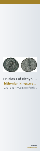 Prusias I of Bithynia Bithynia Waddington 1908 36-7 — CANOA