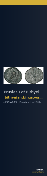 Prusias I of Bithynia Bithynia Waddington 1908 36-7 — CANOA