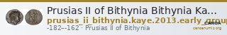 Prusias II of Bithynia Bithynia Kaye 2013 Early Group — CANOA