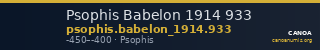 Psophis Babelon 1914 933 — CANOA