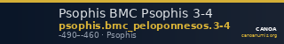 Psophis BMC Psophis 3-4 — CANOA