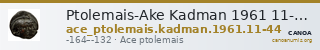 Ptolemais-Ake Kadman 1961 11-44 — CANOA