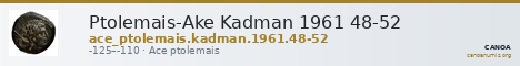 Ptolemais-Ake Kadman 1961 48-52 — CANOA