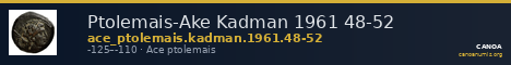 Ptolemais-Ake Kadman 1961 48-52 — CANOA