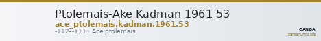 Ptolemais-Ake Kadman 1961 53 — CANOA