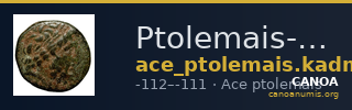 Ptolemais-Ake Kadman 1961 55-58 — CANOA