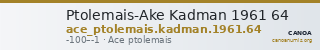 Ptolemais-Ake Kadman 1961 64 — CANOA