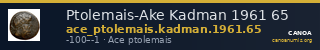 Ptolemais-Ake Kadman 1961 65 — CANOA