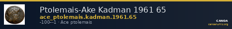 Ptolemais-Ake Kadman 1961 65 — CANOA