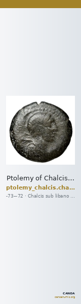 Ptolemy of Chalcis Chalcis sub Libano Herman 2006 1 — CANOA