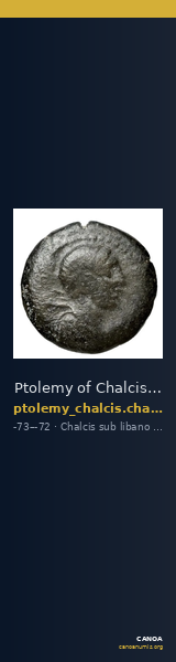 Ptolemy of Chalcis Chalcis sub Libano Herman 2006 1 — CANOA