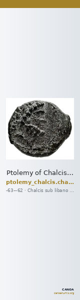 Ptolemy of Chalcis Chalcis sub Libano Herman 2006 4 — CANOA