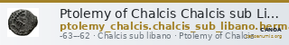 Ptolemy of Chalcis Chalcis sub Libano Herman 2006 4 — CANOA