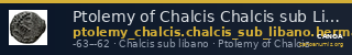 Ptolemy of Chalcis Chalcis sub Libano Herman 2006 4 — CANOA