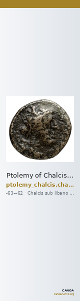 Ptolemy of Chalcis Chalcis sub Libano Herman 2006 5 — CANOA