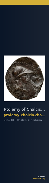 Ptolemy of Chalcis Chalcis sub Libano Herman 2006 9 — CANOA