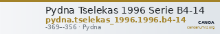 Pydna Tselekas 1996 Serie B4-14 — CANOA