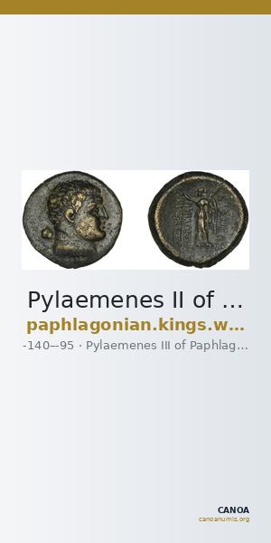 Pylaemenes II of Paphlagonia Paphlagonia Waddington 1925 1-2a — CANOA
