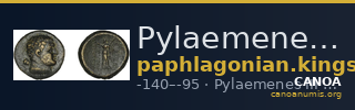Pylaemenes II of Paphlagonia Paphlagonia Waddington 1925 1-2a — CANOA
