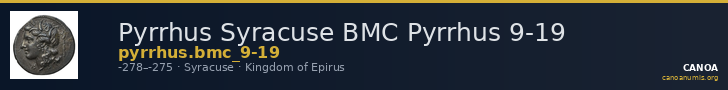 Pyrrhus Syracuse BMC Pyrrhus 9-19 — CANOA