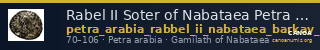 Rabel II Soter of Nabataea Petra Barkay 2019 222, 226-34 — CANOA