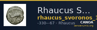 Rhaucus Svoronos 1890 (1972) 32-33 — CANOA