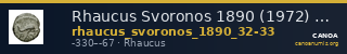 Rhaucus Svoronos 1890 (1972) 32-33 — CANOA