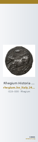 Rhegium Historia Numorum Italy 2468 — CANOA