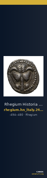 Rhegium Historia Numorum Italy 2470 — CANOA