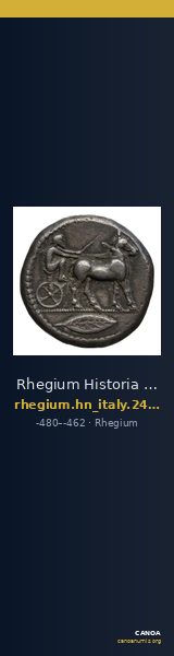 Rhegium Historia Numorum Italy 2472-2474 — CANOA