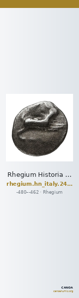 Rhegium Historia Numorum Italy 2475 — CANOA