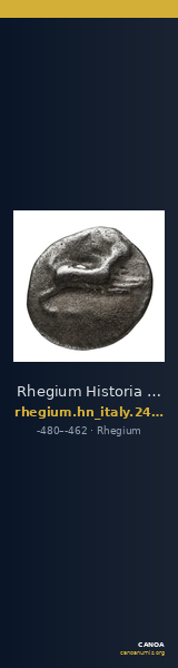 Rhegium Historia Numorum Italy 2475 — CANOA
