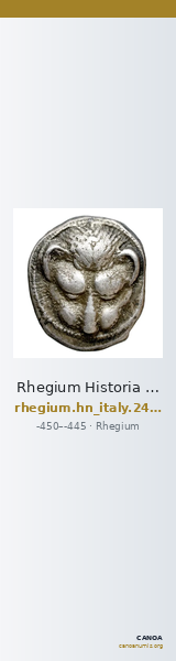 Rhegium Historia Numorum Italy 2477-2478 — CANOA