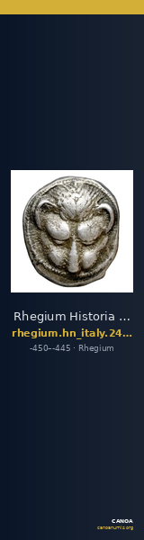Rhegium Historia Numorum Italy 2477-2478 — CANOA