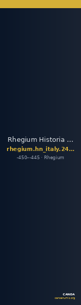 Rhegium Historia Numorum Italy 2479-2480 — CANOA