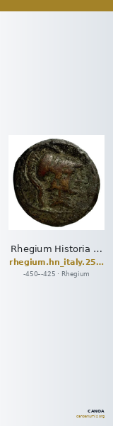 Rhegium Historia Numorum Italy 2517 — CANOA