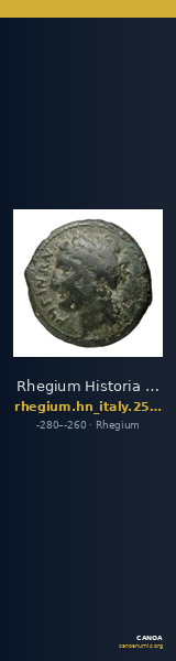 Rhegium Historia Numorum Italy 2540 — CANOA