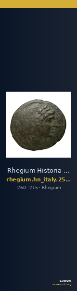 Rhegium Historia Numorum Italy 2542 — CANOA