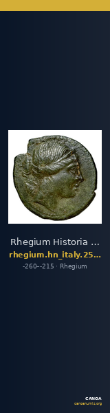 Rhegium Historia Numorum Italy 2544 — CANOA