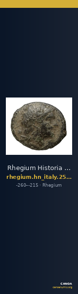 Rhegium Historia Numorum Italy 2545 — CANOA