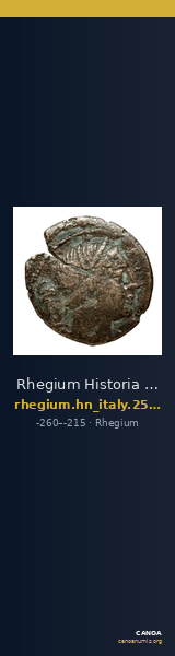 Rhegium Historia Numorum Italy 2546 — CANOA