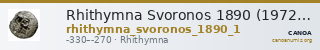 Rhithymna Svoronos 1890 (1972) 1 — CANOA