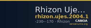 Rhizon Ujes 2004 1 — CANOA