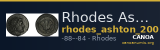 Rhodes Ashton 2001a Issue 1 — CANOA