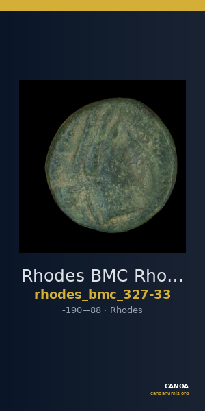 Rhodes BMC Rhodes 327-33 — CANOA