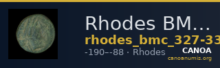 Rhodes BMC Rhodes 327-33 — CANOA